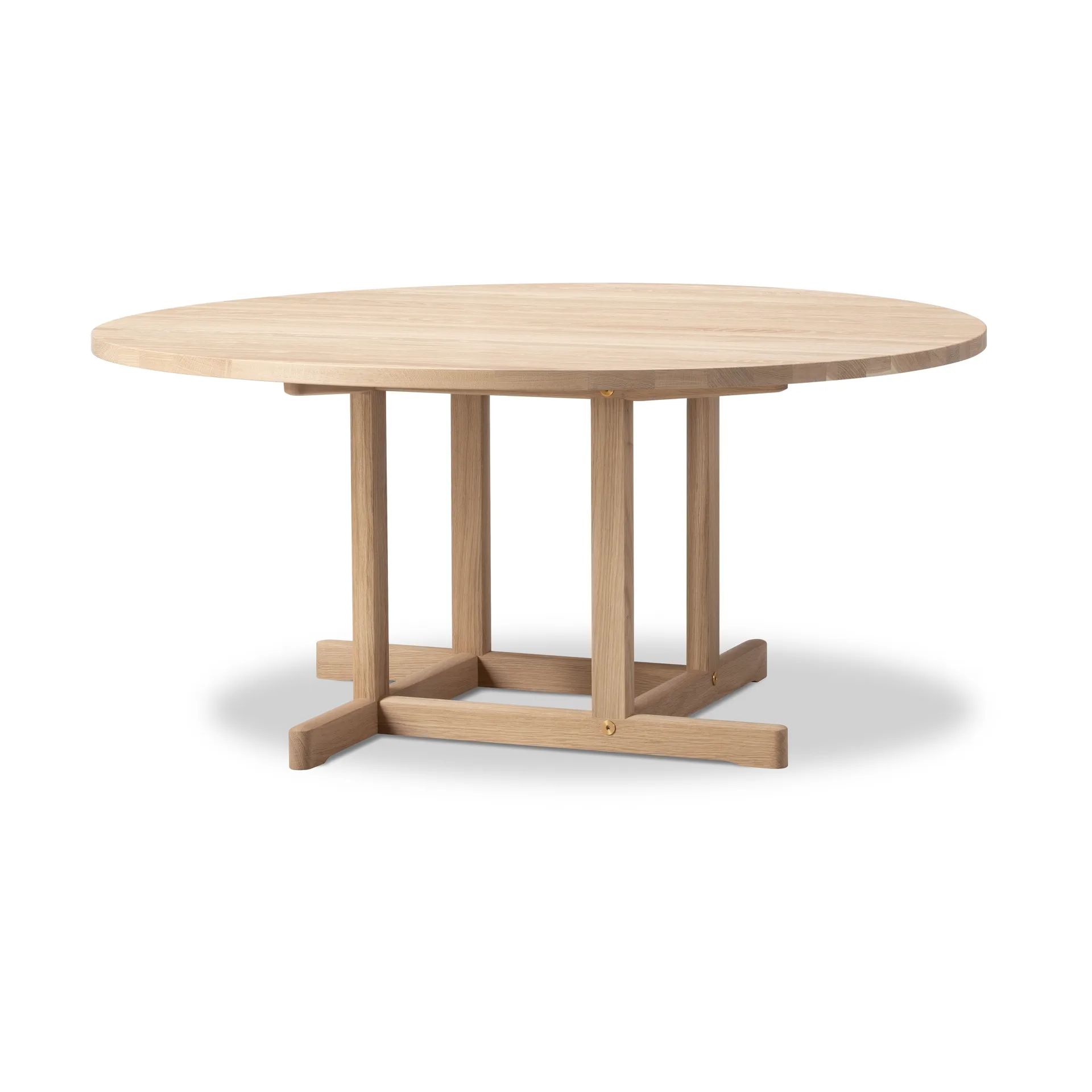 BM80 Mogensen Coffee mesa de centro Ø120 cm, Carvalho encerado Fredericia Furniture