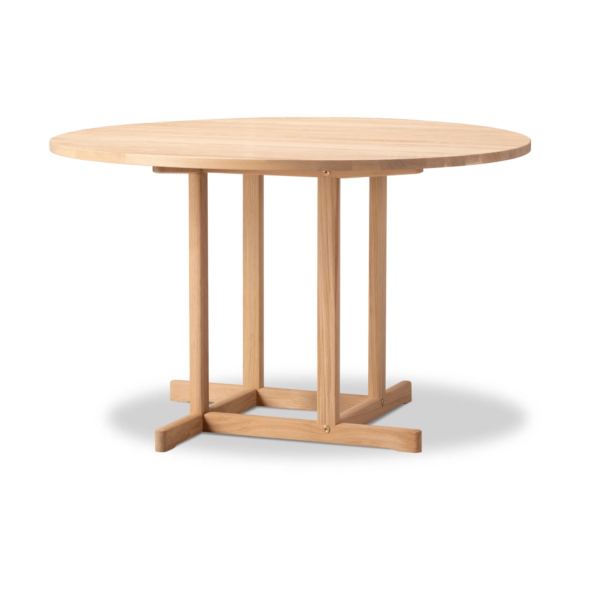 BM80 Mogensen Shaker Table mesa Ø120 cm, Carvalho claro oleado Fredericia Furniture