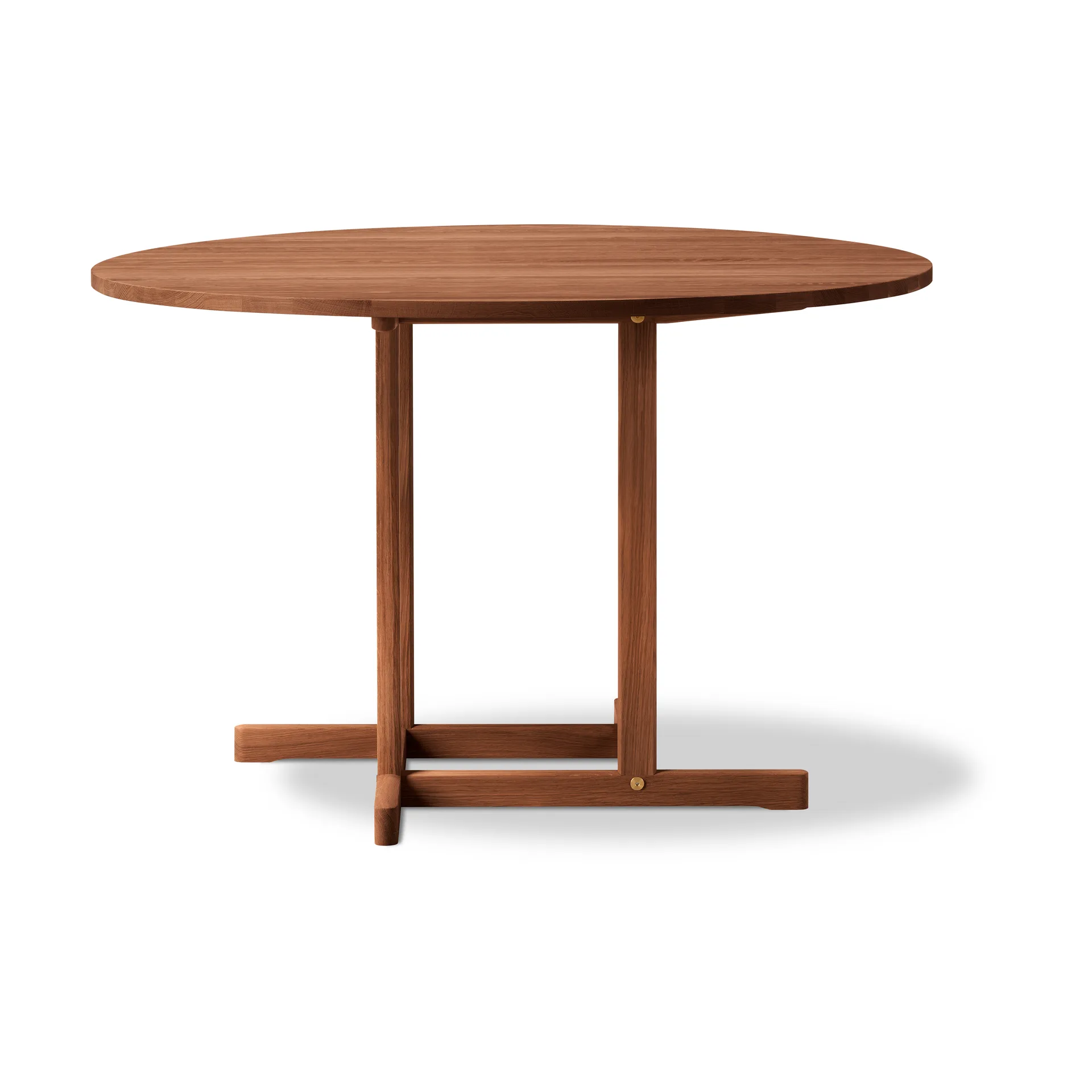 BM80 Mogensen Shaker Table mesa Ø120 cm, Carvalho fumado oleado Fredericia Furniture