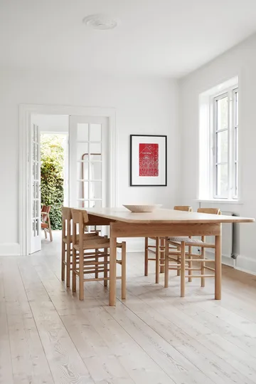Cadeira J39, Carvalho oleado claro-trançado natural, conjunto de 6 - Fredericia Furniture