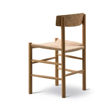Cadeira J39, Carvalho oleado-trançado natural, conjunto de 6 - Fredericia Furniture
