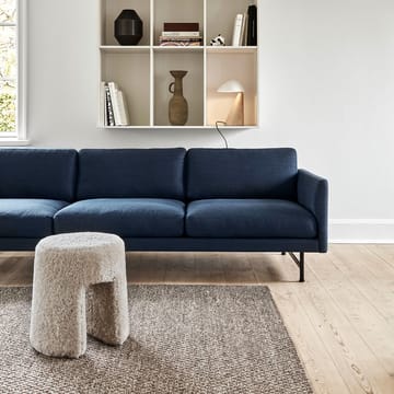 Calmo 5623 sofá - Sunniva 783-preto aço - Fredericia Furniture