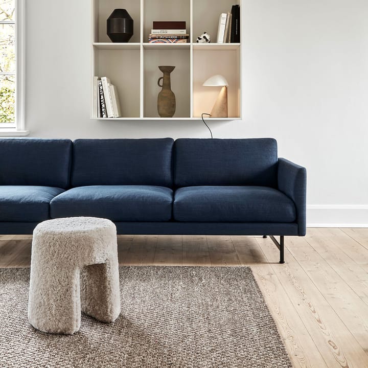 Calmo 5623 sofá, Sunniva 783-preto aço Fredericia Furniture