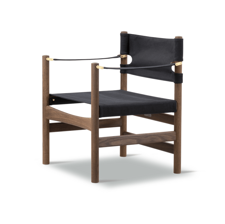 Canvas 21 cadeira com braços - Carvalho envernizado-oléo preto - Fredericia Furniture