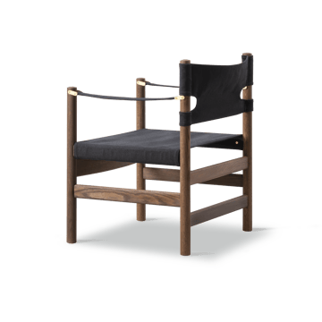 Canvas 21 cadeira com braços - Carvalho envernizado-oléo preto - Fredericia Furniture