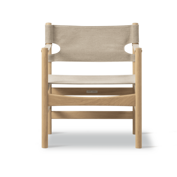 Canvas 21 cadeira com braços, Naturel canvas- carvalho claro oilado Fredericia Furniture