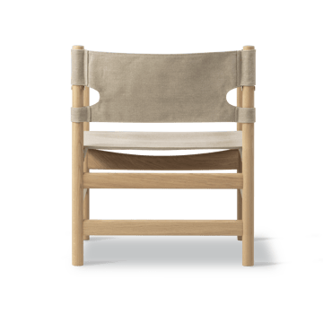 Canvas 21 cadeira com braços - Naturel canvas- carvalho claro oilado - Fredericia Furniture