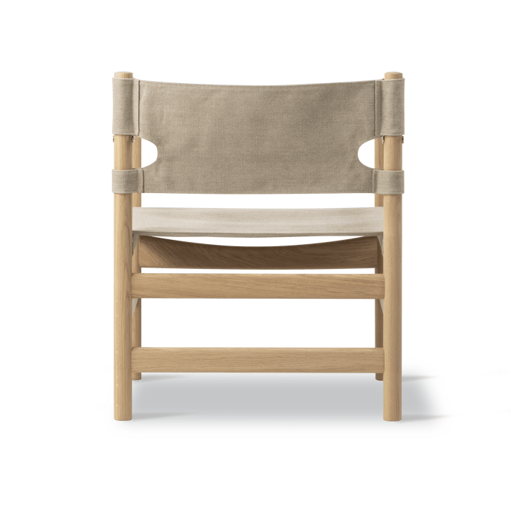 Canvas 21 cadeira com braços, Naturel canvas- carvalho claro oilado Fredericia Furniture