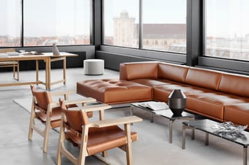 Den spanske cadeira poltrona - Couro conhaque-madeira de carvalho sabão - Fredericia Furniture