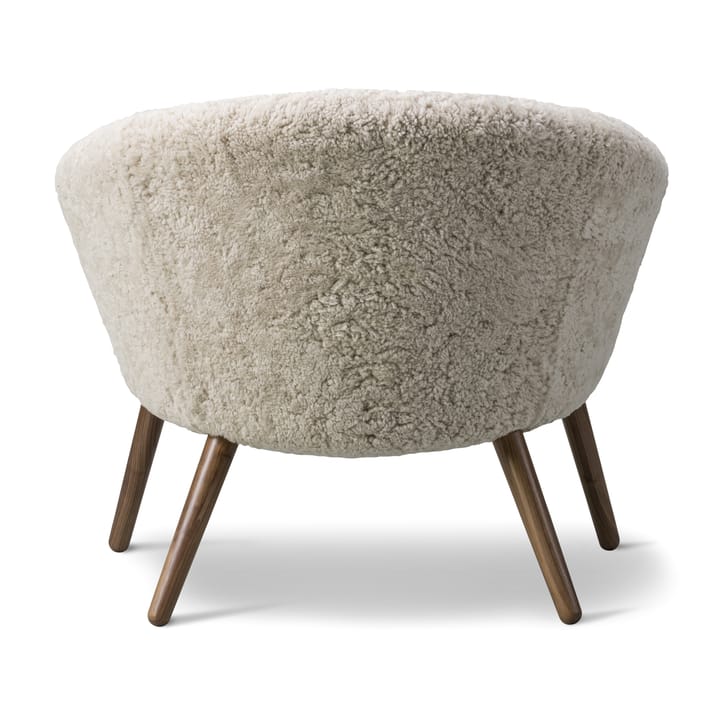 Ditzel poltrona lounge em pele de ovelha, Moonlight-noz-moscada Fredericia Furniture