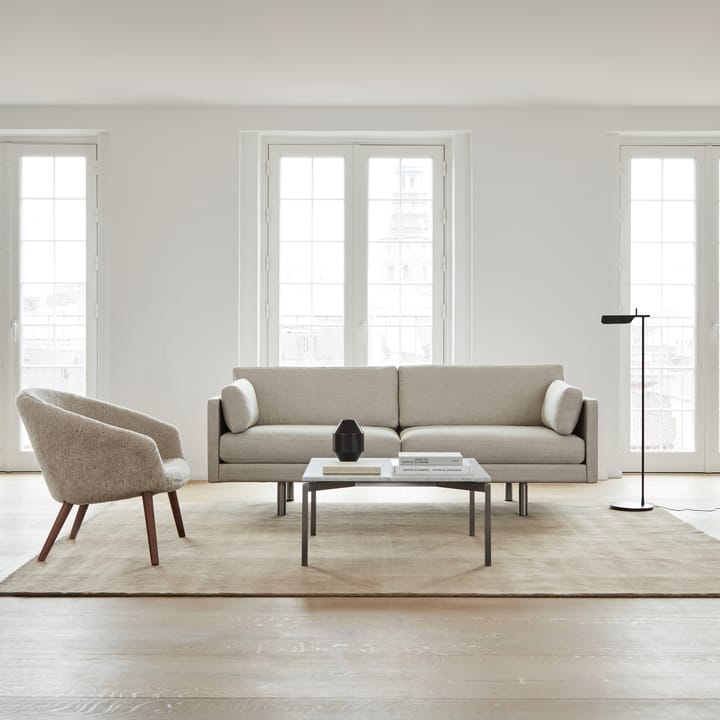 Ditzel poltrona lounge em pele de ovelha, Moonlight-noz-moscada Fredericia Furniture