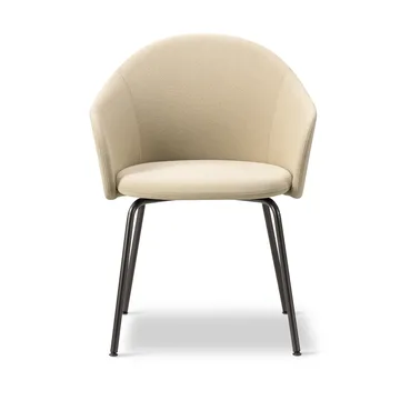 Gomo Armchair poltrona com base em tubo - Mylla 221-flint - Fredericia Furniture