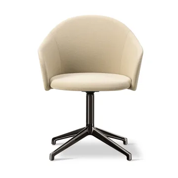 Gomo Armchair poltrona com base giratória a 4 pontas - Mylla 221-flint - Fredericia Furniture