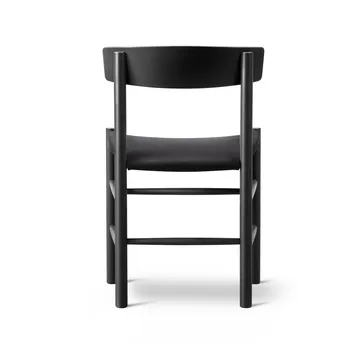 J39 cadeira - Bétula lacada preta-black canvas - Fredericia Furniture