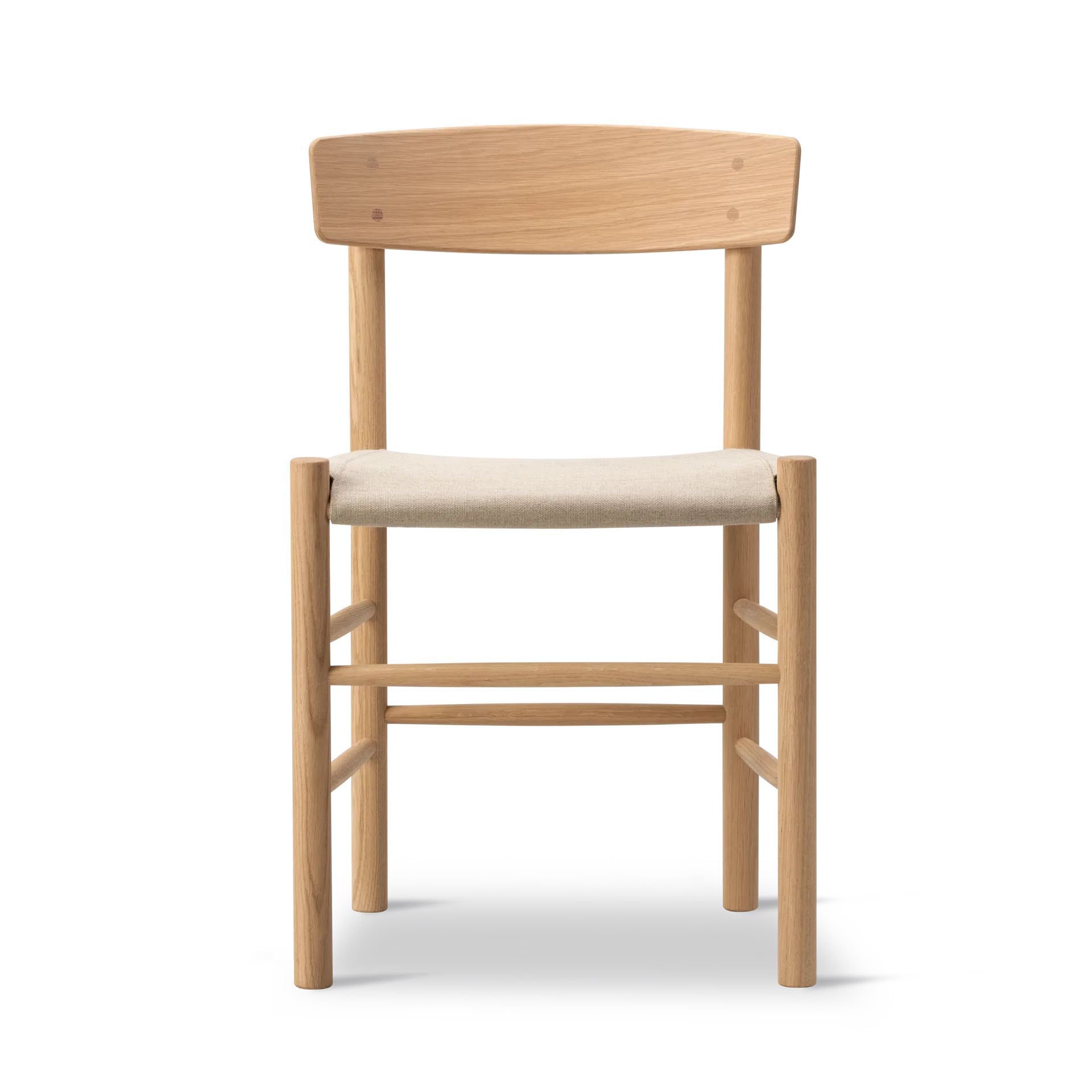 J39 cadeira, Carvalho claro aceite-canvas natural Fredericia Furniture