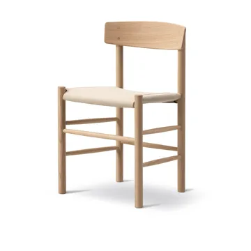 J39 cadeira - Carvalho encerado - lona natural - Fredericia Furniture