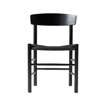 J39 cadeira - Carvalho laqueado preto-trançado preto - Fredericia Furniture