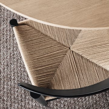 J39 cadeira - Carvalho laqueado preto-trançado preto - Fredericia Furniture