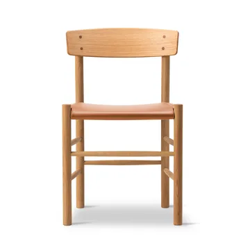 J39 cadeira - Carvalho oleado-couro Omni 307 cognac - Fredericia Furniture