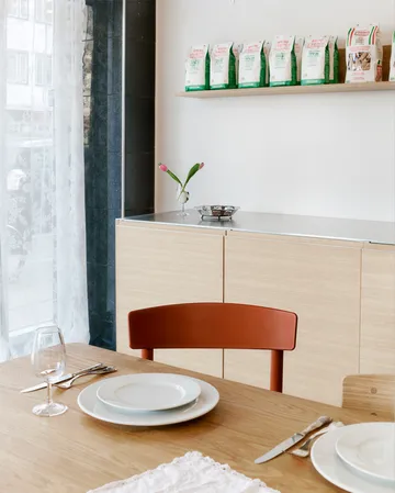 J39 cadeira - Herritage red-trançado natural - Fredericia Furniture