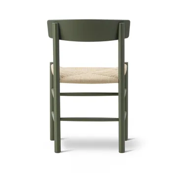 J39 cadeira - Khaki green-trançado natural - Fredericia Furniture