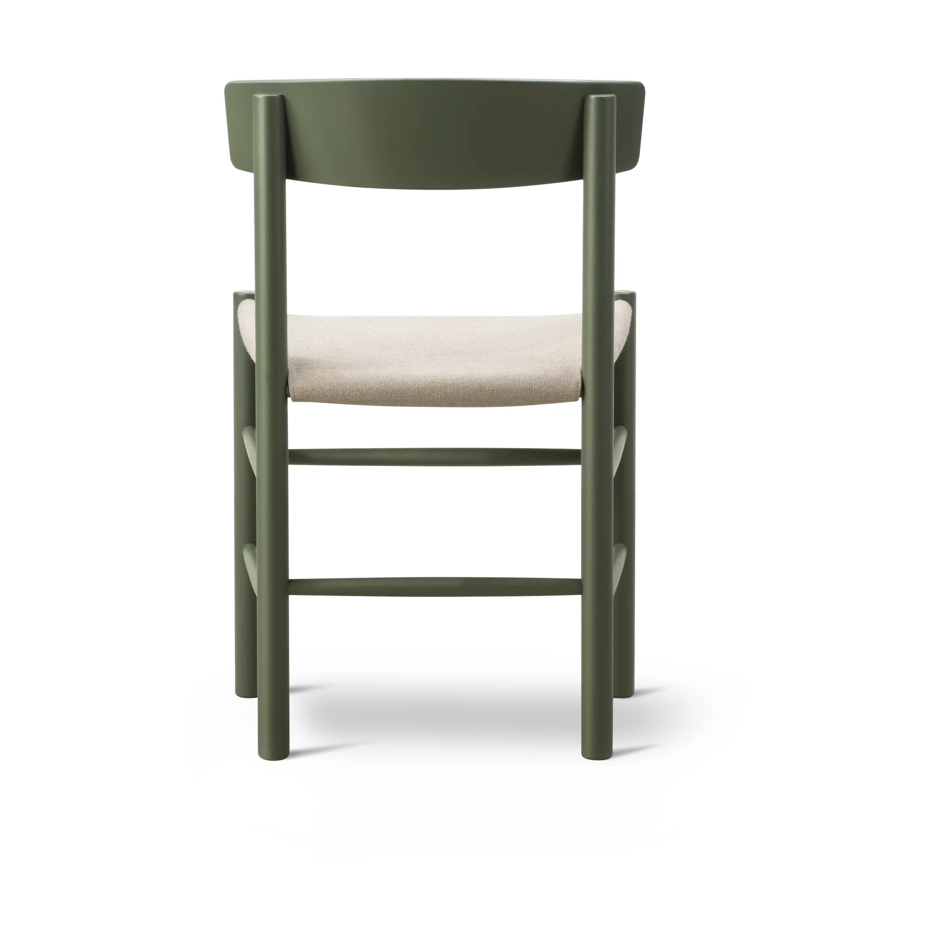 J39 cadeira, Verde caqui - lona natural Fredericia Furniture
