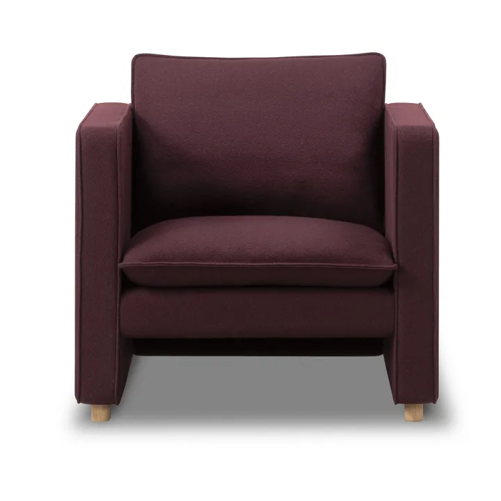 Jota poltrona lounge - Vidar 693-carvalho com óleo claro - Fredericia Furniture