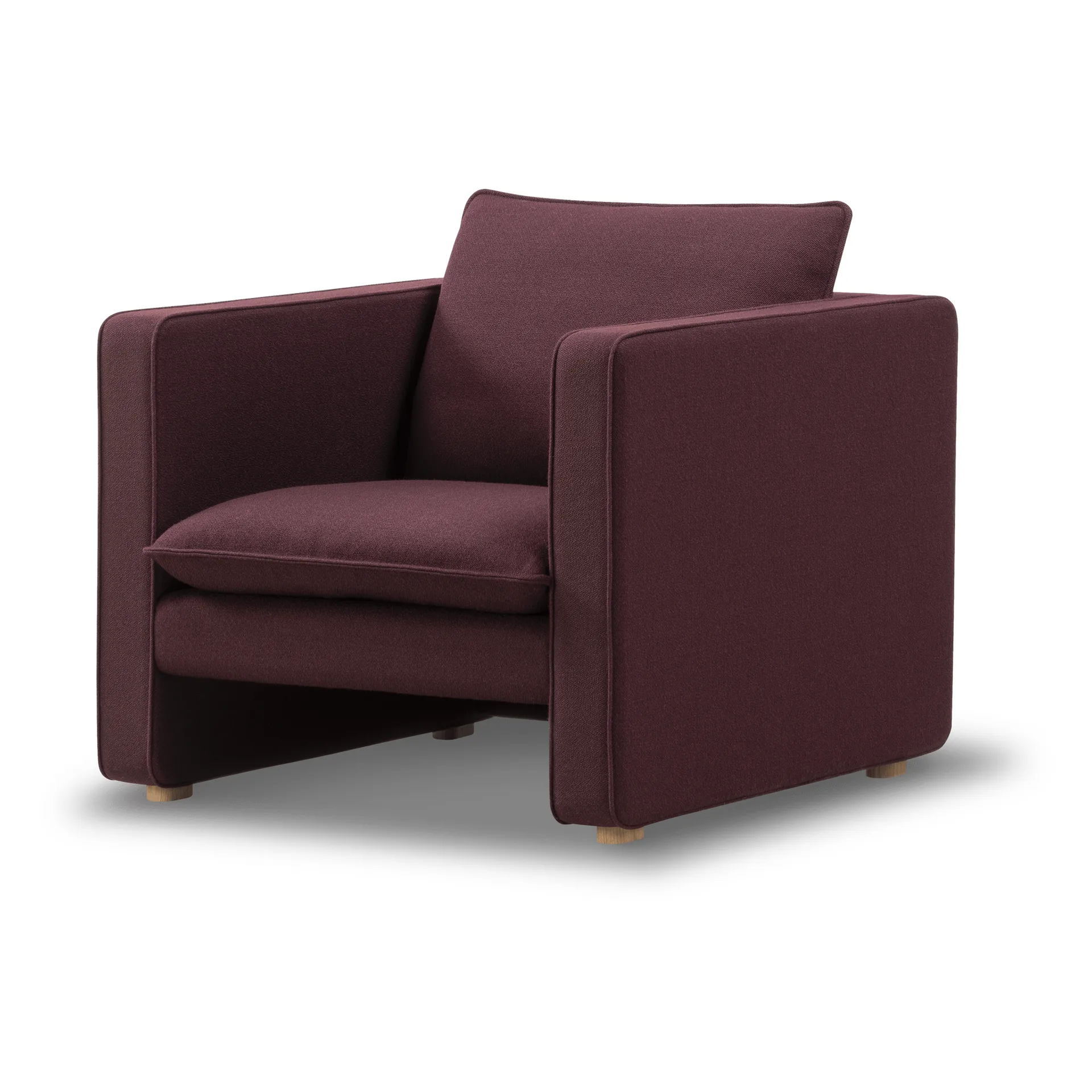 Jota poltrona lounge, Vidar 693-carvalho com óleo claro Fredericia Furniture