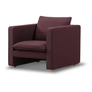 Jota poltrona lounge - Vidar 693-carvalho com óleo claro - Fredericia Furniture