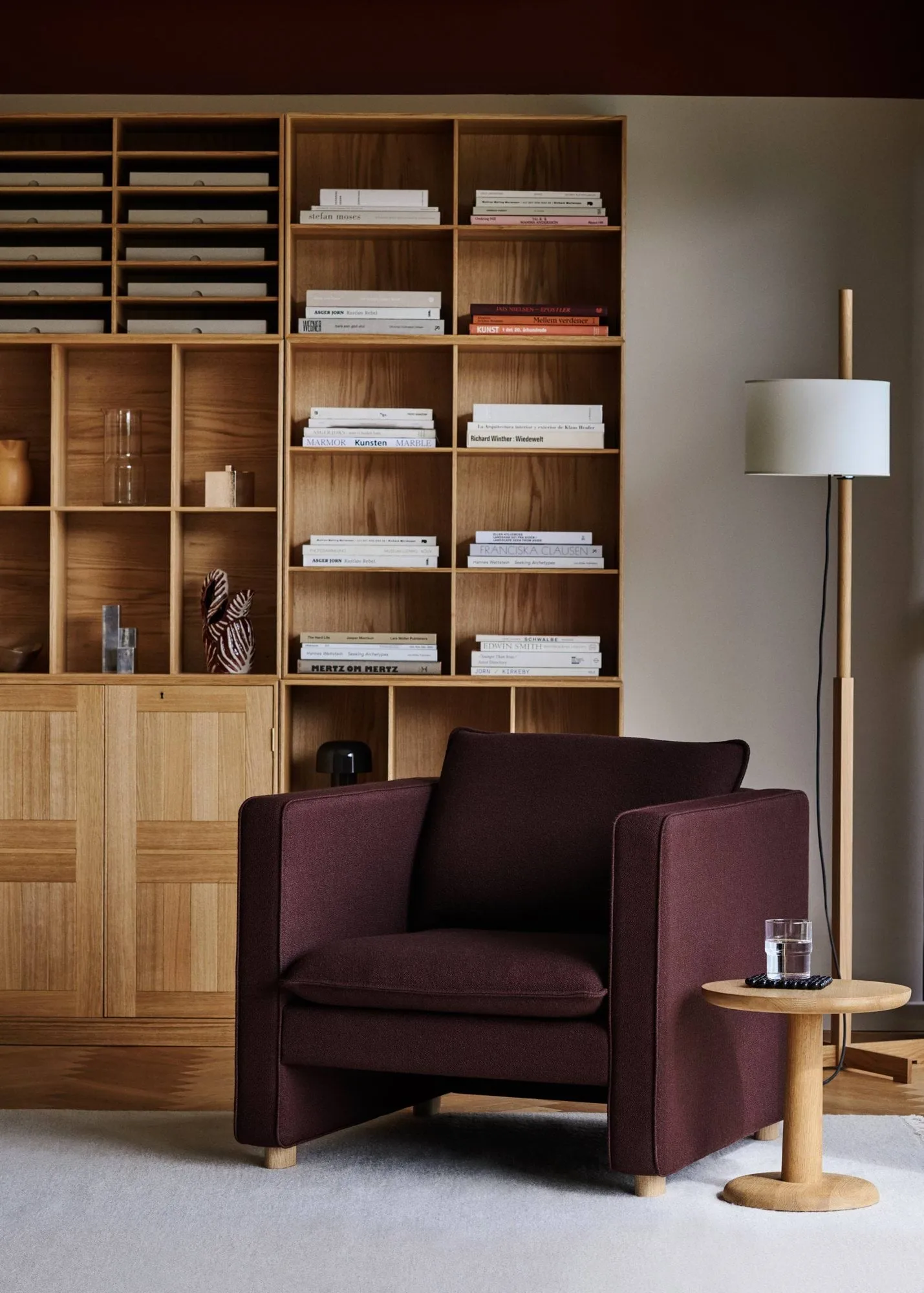 Jota poltrona lounge, Vidar 693-carvalho com óleo claro Fredericia Furniture