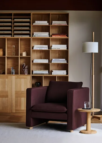 Jota poltrona lounge - Vidar 693-carvalho com óleo claro - Fredericia Furniture