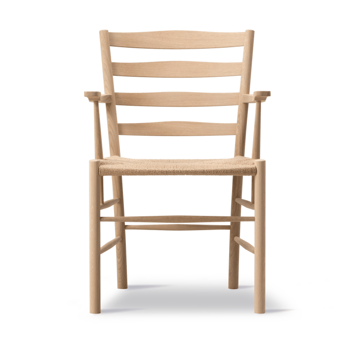 Klint cadeira com braços, Natural trançada-oleada carvalho Fredericia Furniture