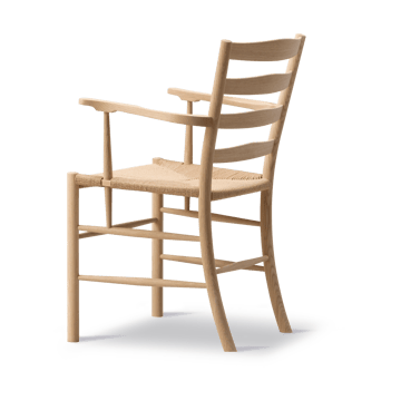 Klint cadeira com braços - Natural trançada-oleada carvalho - Fredericia Furniture