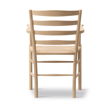 Klint cadeira com braços - Natural trançada-oleada carvalho - Fredericia Furniture