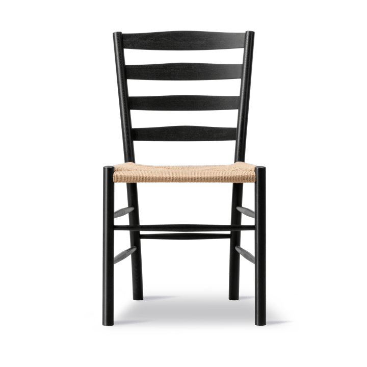 Klint cadeira, Natural trançada-olho-de-peru preto lacado em carvalho Fredericia Furniture