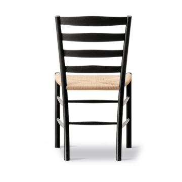 Klint cadeira - Natural trançada-olho-de-peru preto lacado em carvalho - Fredericia Furniture