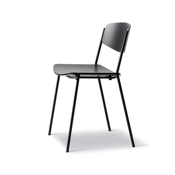Lynderup 3080 cadeira - Faia preta-suporte em aço preto - Fredericia Furniture