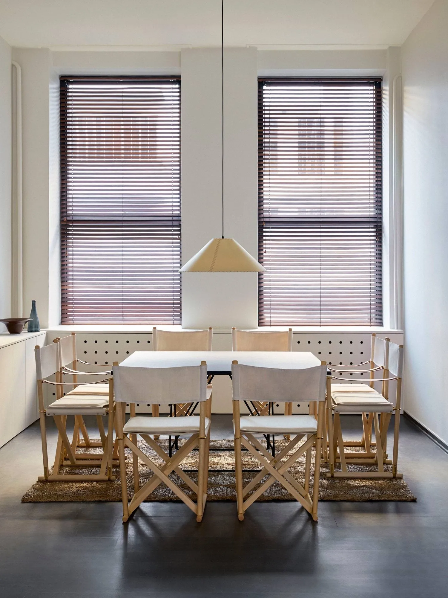 MK16 Folding Chair cadeira, Off white-carvalho oleado claro Fredericia Furniture