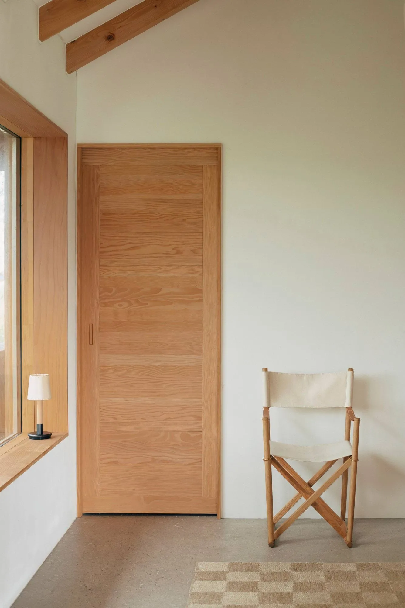 MK16 Folding Chair cadeira, Off white-carvalho oleado Fredericia Furniture