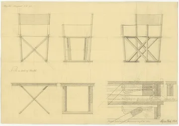 MK16 Folding Chair cadeira - Off white-carvalho oleado - Fredericia Furniture