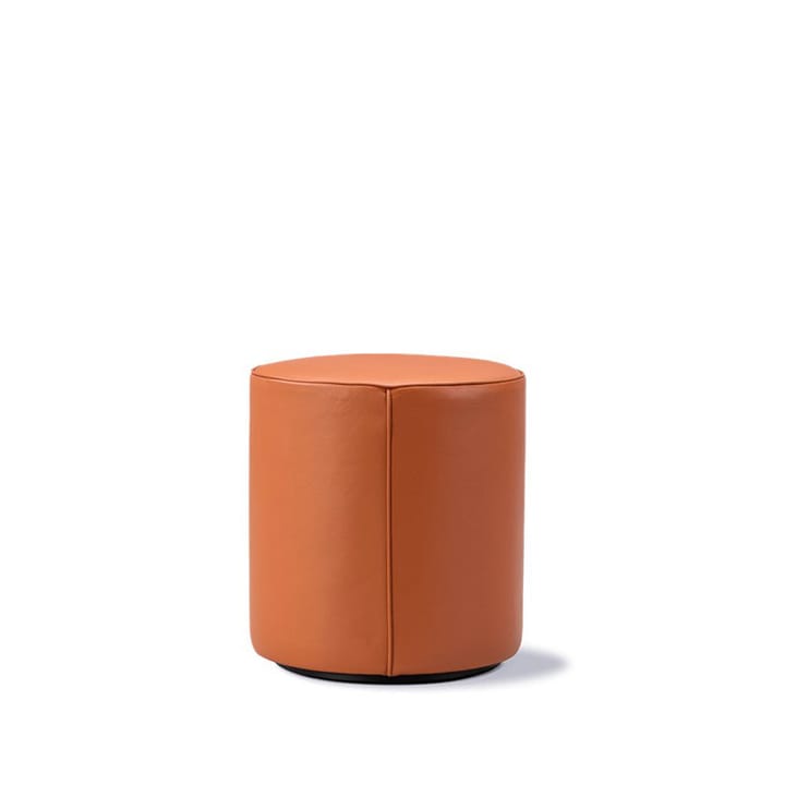 Mono pufe - Couro omni 307 cognac-Ø39 cm - Fredericia Furniture