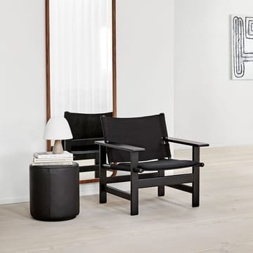 Mono pufe - Couro omni 307 cognac-Ø39 cm - Fredericia Furniture