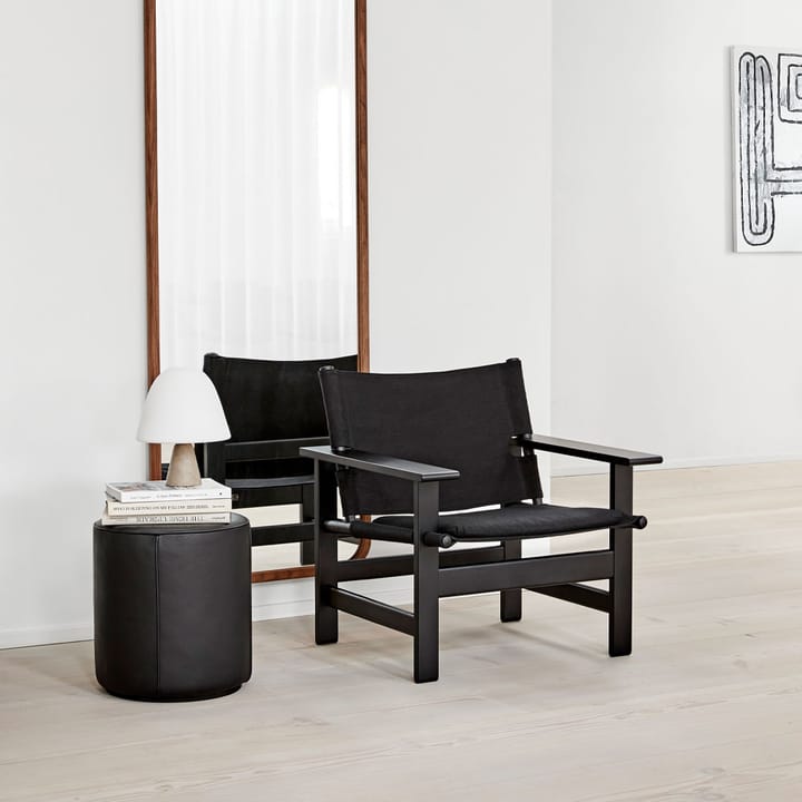 Mono pufe, Grand linho bege-Ø39 cm Fredericia Furniture
