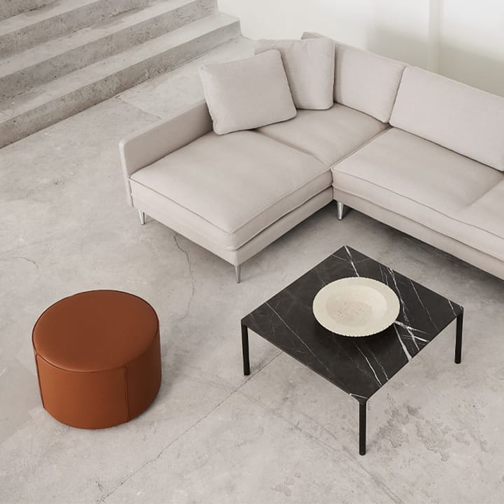 Mono pufe, Grand linho bege-Ø39 cm Fredericia Furniture