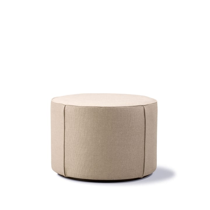 Mono pufe - Grand linho bege-Ø55 cm - Fredericia Furniture