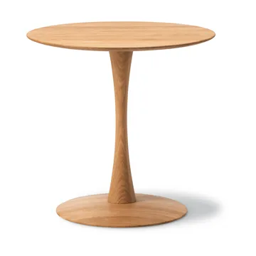 ND107 Trisse mesa de jantar - Carvalho oleado, Ø75x73 cm - Fredericia Furniture