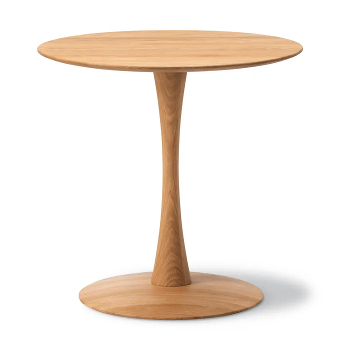 ND107 Trisse mesa de jantar - Carvalho oleado, Ø75x73 cm - Fredericia Furniture