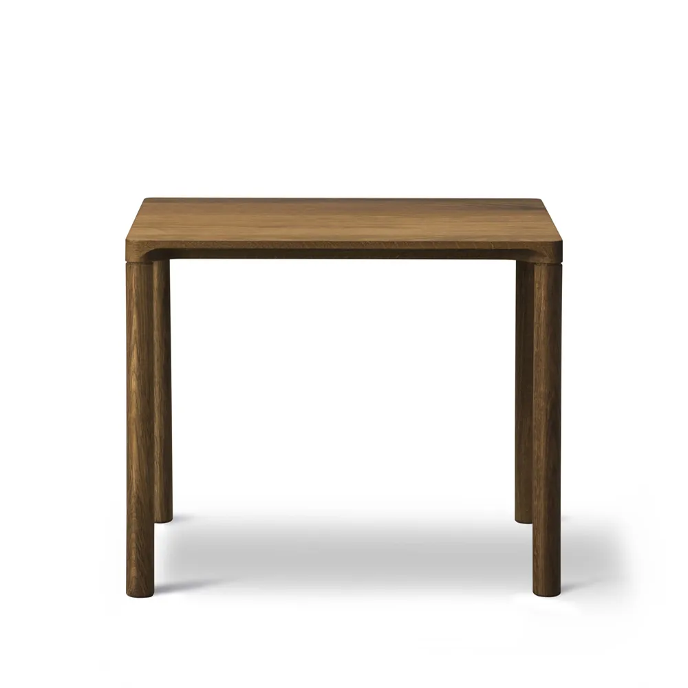 Piloti 6705 mesa de apoio, Carvalho fumado-altura 35 cm Fredericia Furniture