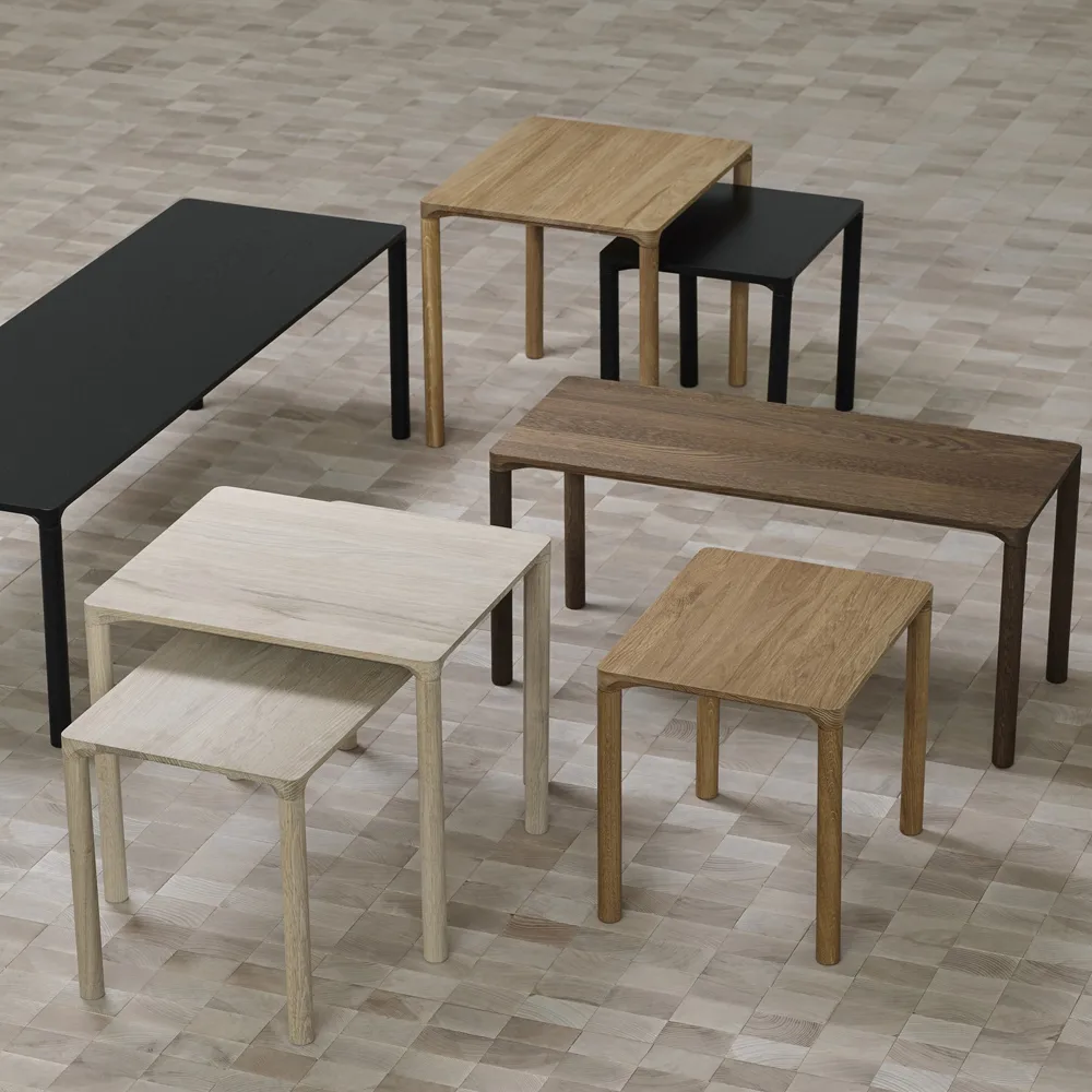 Piloti 6715 mesa de centro, Carvalho claro oleado-altura 35 cm Fredericia Furniture