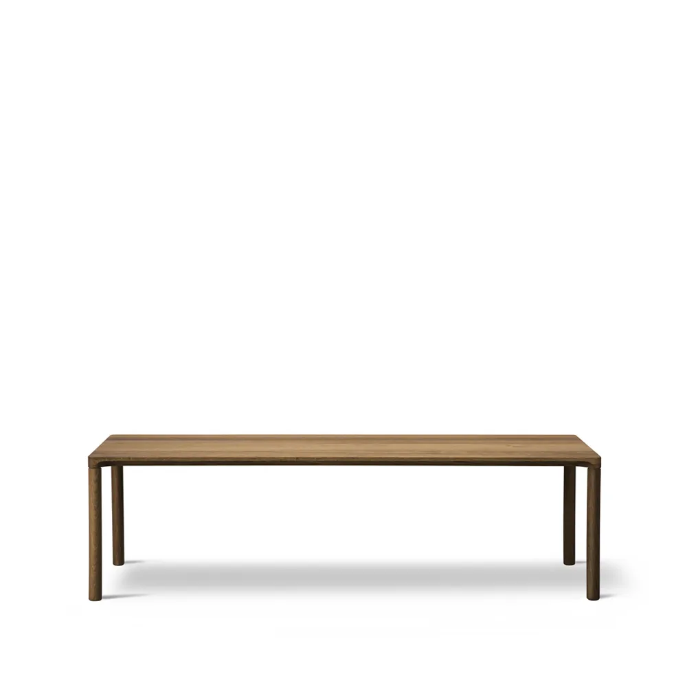 Piloti 6715 mesa de centro, Carvalho fumado-altura 35 cm Fredericia Furniture